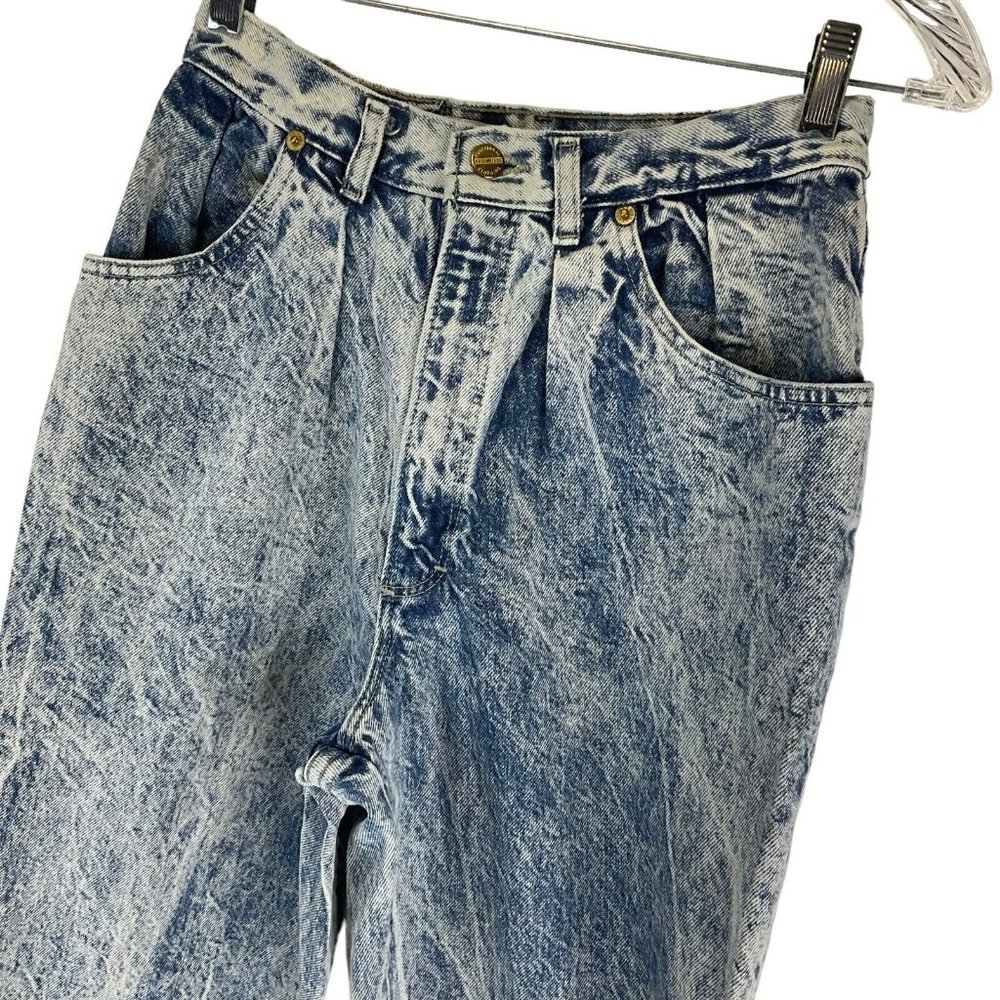 Vintage Y2k Essentials Sport Jeans Womens Sz 10 Acid Wash Skinny High Rise Denim - Picture 4 of 11